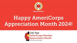 City Year Philadelphia Corps Appreciation Month 2024