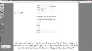 SAT Math - Question #59 (Percent Increase and Percent Decrease Problems)