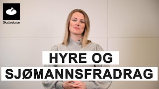 Hyre og sjømannsfradrag