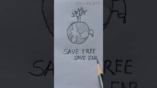 Save Tree Save Earth #savetrees #savetreessavelife #earth #drawing #shorts #tree #youtubeshorts