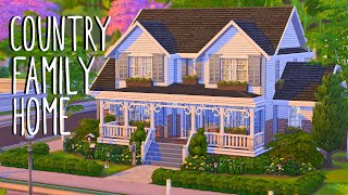 Country Family Home 🐔🏡 // Sims 4 Speed Build
