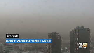 North Texas Sees Hazy Conditions From Dust Blown In By Strong Winds