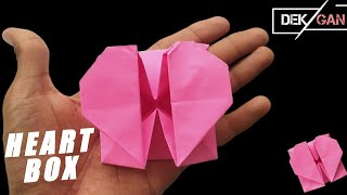 HEART BOX Origami - Origami Heart Box Instructions - DIY Tutorial