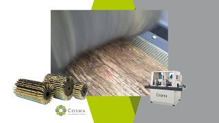 Cosma Brush Machine for Scrap \u0026 Reclaimed Wood - Recycle Wood - Brush Manufacturer \u0026 Machine Builder