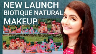 BIOTIQUE NATURAL MAKEUP HAUL |NEW LAUNCH star collection magic collection diva collection | RARA