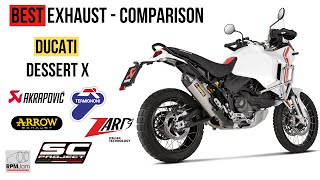 BEST Exhaust Sound - Ducati Dessert X / Akrapovic, Termignoni, HP Corse, Zard