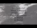 Adele-skyfall karaoke. Lower key -2