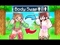 Minecraft But We BODY SWAP with Mizumi!