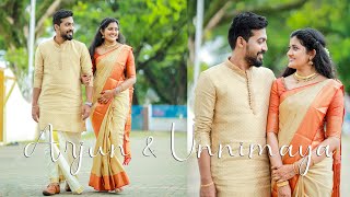 Kerala Best Hindu Engagement Highlights Video | Arjun \u0026 Unnimaya | Day 2 Day Wedding Company