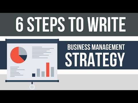 6 Steps to Writing a Business Management Strategy for Your Own Business