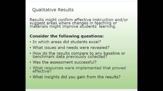 Using Assessment Templates