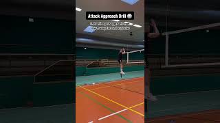 Volleyball Attack Approach Drill 🏐🔥 #volleyball