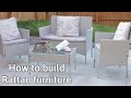 How To Assemble Rattan Garden Furniture & Review