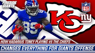 How Kadarius Toney Is The Catalyst In Beating Kansas City For The New York Giants