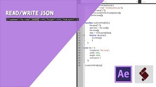 Adobe Scripting Tutorial: Read/Write JSON Files