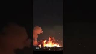Trump posts clip of blast after 2,000-lb bunker buster bombs rip through an Iranian ammunition depot