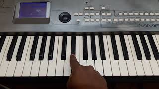 Manmadhan love bgm | keyboard tutorial | part 2 | RAJ BHARATH |
