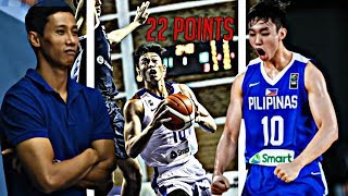 DAVE ILDEFONSO nagpakitang GILAS kontra ARGENTINA sa FIBA World Cup U19 | 22 points and 10 rebounds