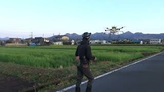 麦の赤カビ防除の見学＠群馬県（2021年4月）