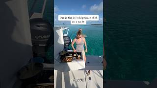 Day in the life of a private chef on a yacht ! #privatechef #sailing #bahamas #yacht #belowdeck