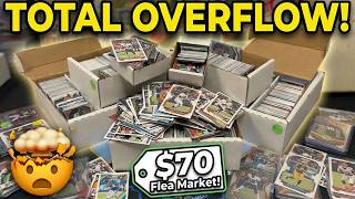$70 Flea Market Haul | Cards Just Keeping Coming!