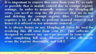 How to Fix Hotplug.dll Error on PC