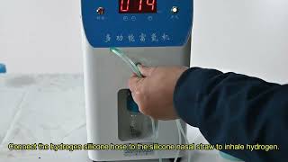 Professional 500ml mini hydrogen gas inhalation machine oxygen hydrogen generator