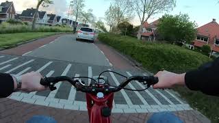 FAST Puch Maxi S | 70cc Athena + 17,5mm Polini | Test Ride Bergschenhoek