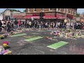 Memorial honoring George Floyd grows outside Cup Foods in Minneapolis