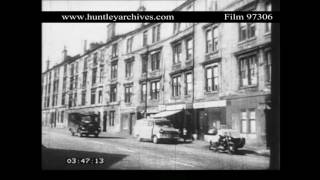 Glasgow Tenements in 1967.  Archive film 97306