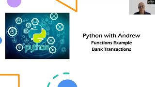 Python Functions - Example - Adding Transactions to our Bank Accounts