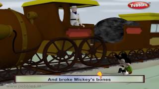 Mickey Mouse | Nursery Rhymes With Lyrics | Nursery Poems | 3D Nursery Rhymes For Children
