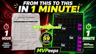 I Turned a Crumpled Coach Schedule Into This in 60 Seconds