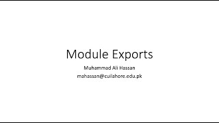 9. Module Exports | Node.js Tutorial for Beginners