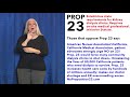 proposition 23 november 3 2020 california general election quick reference guide asl