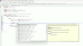 Java Program Read a File using Scanner Class Java File Handling Tutorial