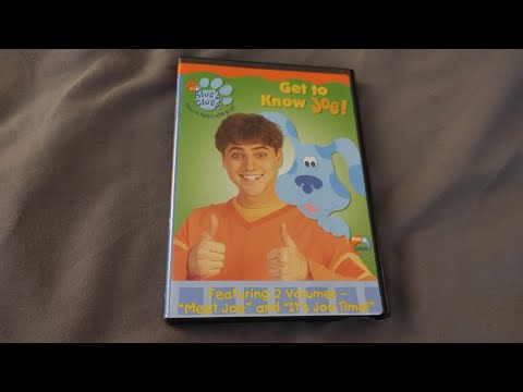 Blue's Clues - Get To Know Joe! DVD Overview! - YouTube