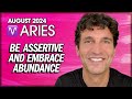 Aries August 2024: Be Assertive & Embrace Abundance!