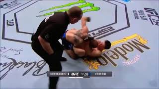 Donald Cerrone TKO's Alex Hernandez and gets called out by McGregor!