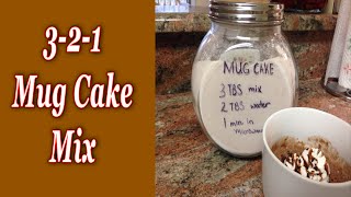 3 2 1 Mug Cake