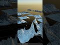 Create A Realistic Snow Landscape In Blender In 1 Min #3d #blender