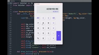 Python ASMR. Calculator App with Python