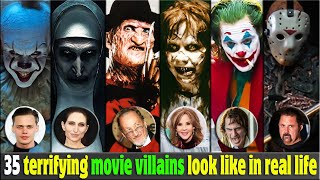 35 Terrifying Movie Villains Look Like in Real Life 2022. Hollywood Actors Villain real age in 2022.