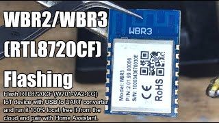 How to flash WBR2/WBR3 (RTL8720CF) Tuya module?