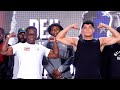 Deji vs Alex Wassabi • FULL WEIGH IN & FACE OFF | ShowStar Boxing