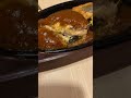 ハンバーグからチーズがジュワーする動画　 ハンバーグ 肉汁 ガスト チーズ ファミレス カレーパンマン 夜ご飯 鉄板焼き 料理 グルメ 肉 春風亭昇咲