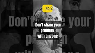 5 Things Never Share With Anyone | Albert Einstein quotes
