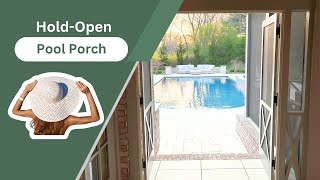 Open feel pool porch: Waterson Closer Hinges Hold-Open