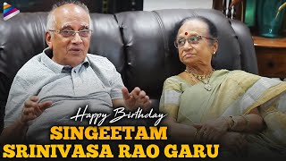 Singeetam Srinivasa Rao on Valliddari Madhya Movie Sets |Happy Birthday Singeetam Srinivasa Rao Garu