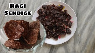 Ragi Sendige | Finger Millet Fryums | ರಾಗಿ ಸೆಂಡಿಗೆ